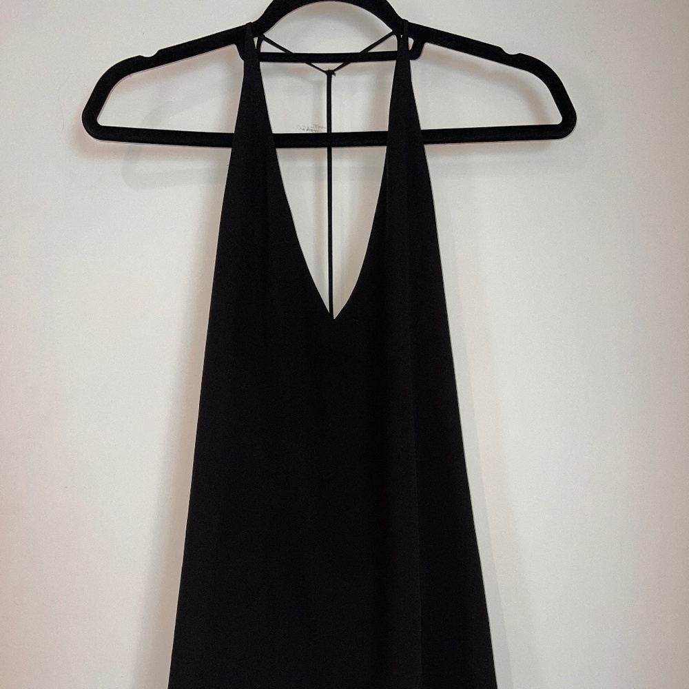 Flowy V-Neck T-Strap Slip Cami Tank Top